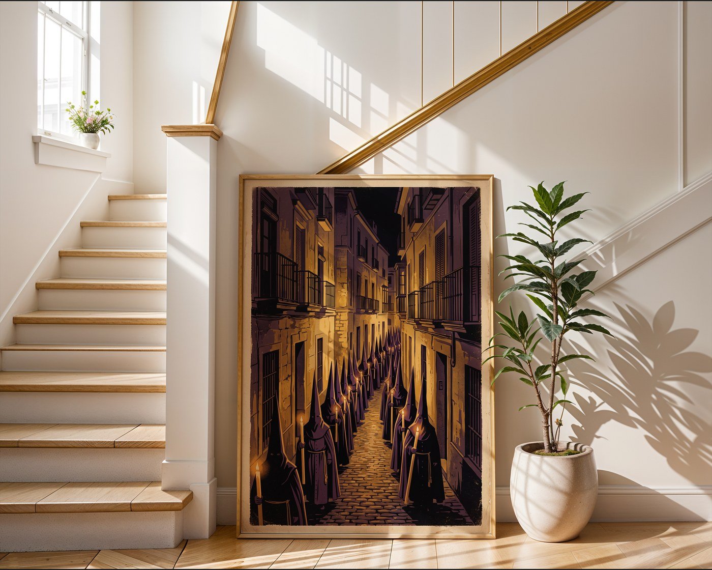 Semana Santa Poster – Vintage Spanish Holy Week Wall Art — frame-267