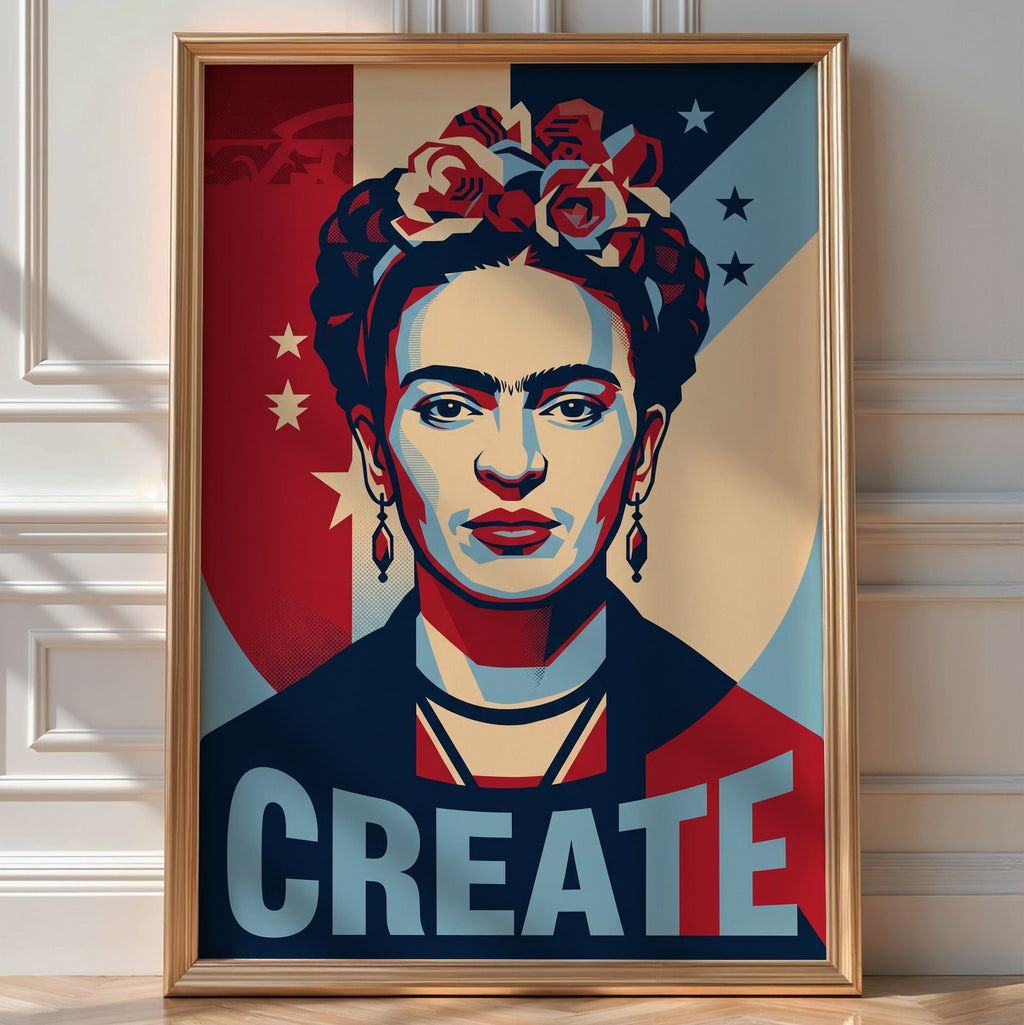Frida Kahlo Poster – Hope Style Wall Art Print — room-portrait