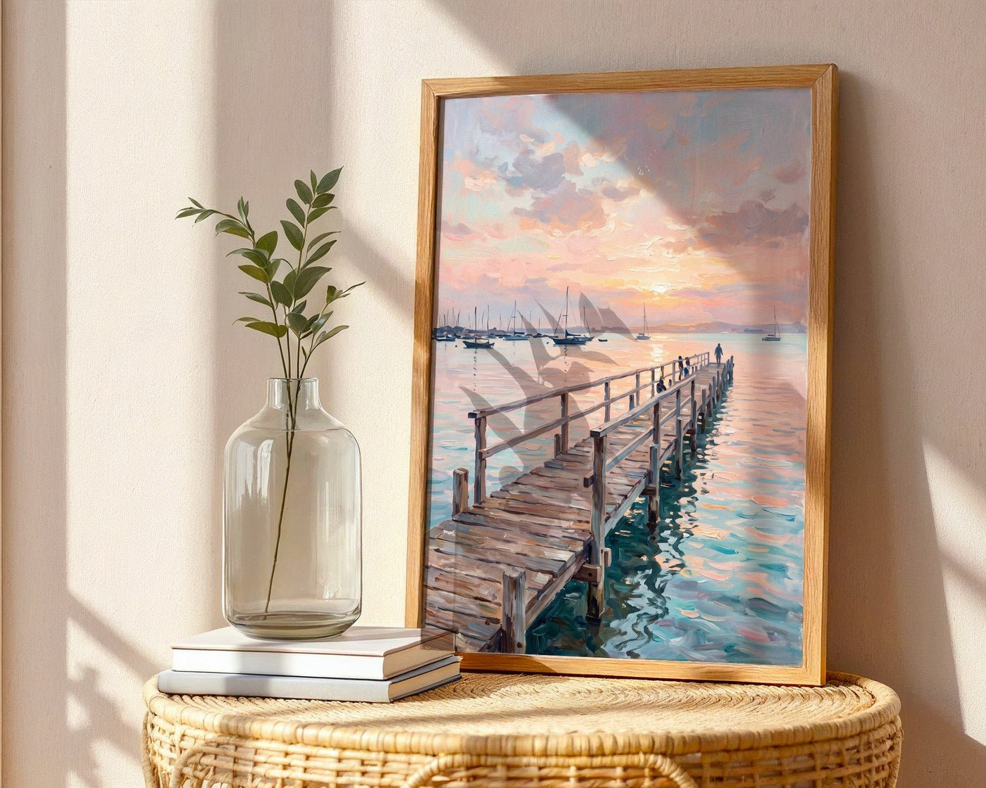 Los Alcazares Mar Menor Poster – Coastal Wall Art Print — frame-486