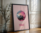 “DANCE.” Disco Ball Poster - Just Great Posters