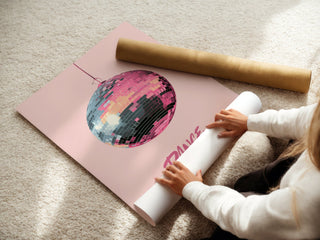 “DANCE.” Disco Ball Poster - Just Great Posters