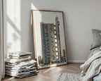 Trellick Tower Poster – Retro Brutalist Print — styled-wall