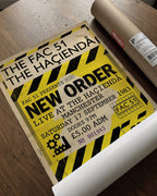 New Order Ticket Poster – 1983 Hacienda Wall Art — barakaya-flatlay