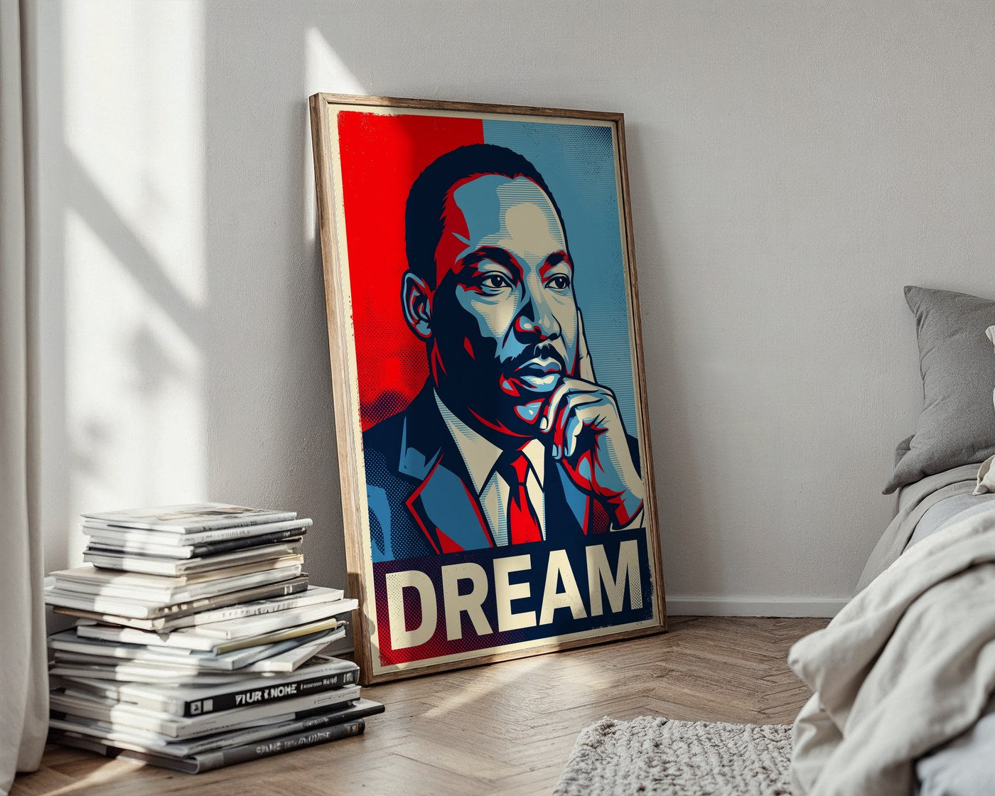 Martin Luther King Jr Poster – Hope Style Wall Art Print — styled-wall