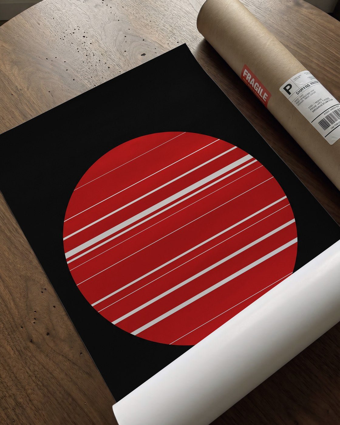 Constructivist Sphere Poster – Bold Bauhaus Wall Art — barakaya-flatlay