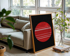 Constructivist Sphere Poster – Bold Bauhaus Wall Art — frame-426