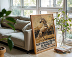 Andalusian Horse Poster – Retro Equestrian Wall Art — frame-426
