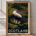 Scottish Highlands Poster – Vintage 1930s Wall Art Print — room-portrait
