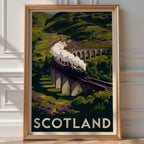 Scottish Highlands Poster – Vintage 1930s Wall Art Print — room-portrait