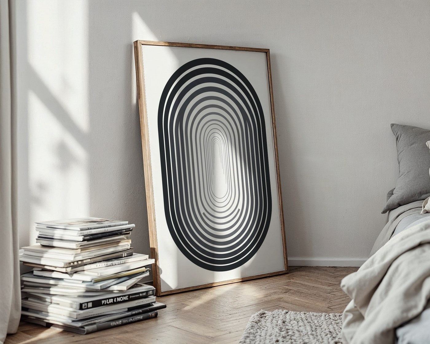 Swiss Arch Poster – Geometric Architecture Wall Art — styled-wall
