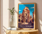 Murcia Cathedral Poster – Vintage Travel Wall Art Print — frame-486