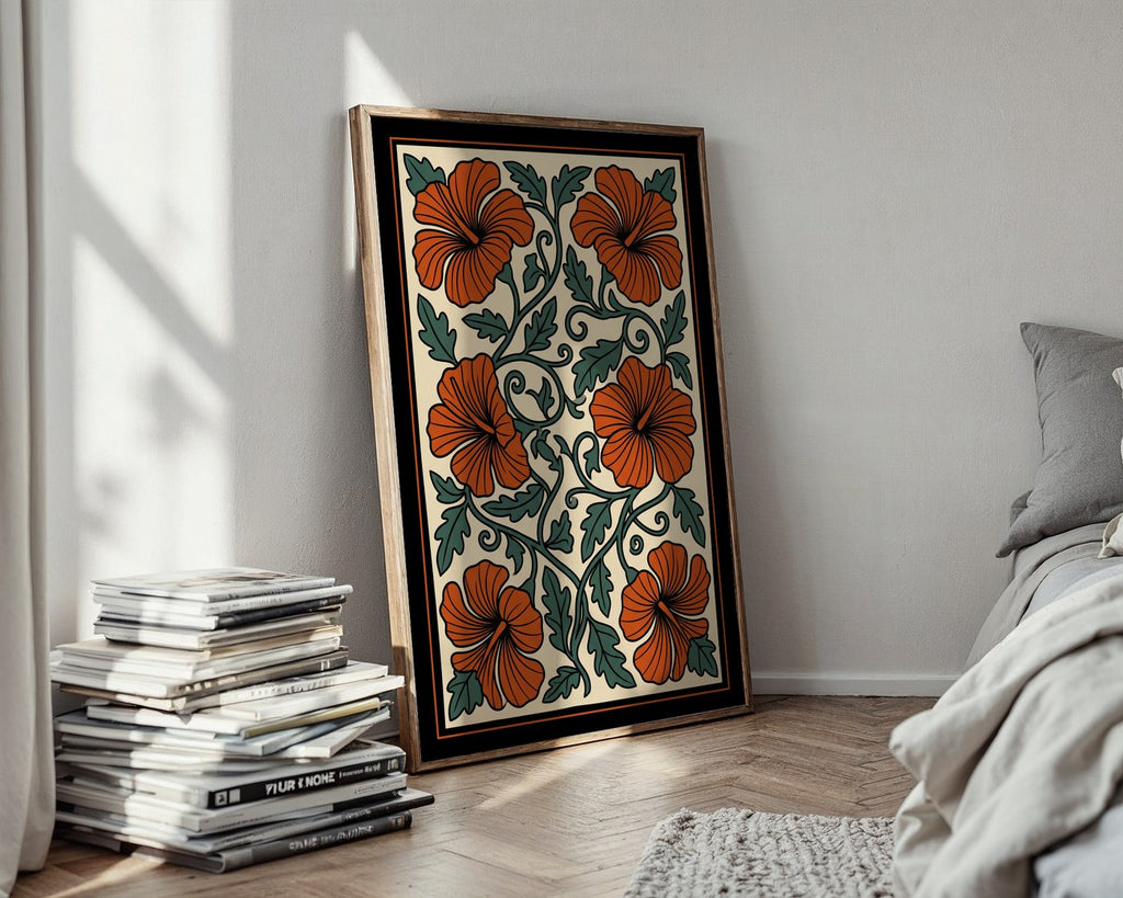 Abstract Foliage Poster – Matisse Style Paper Cutout Art Print — styled-wall
