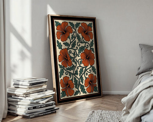 Abstract Foliage Poster – Matisse Style Paper Cutout Art Print — styled-wall