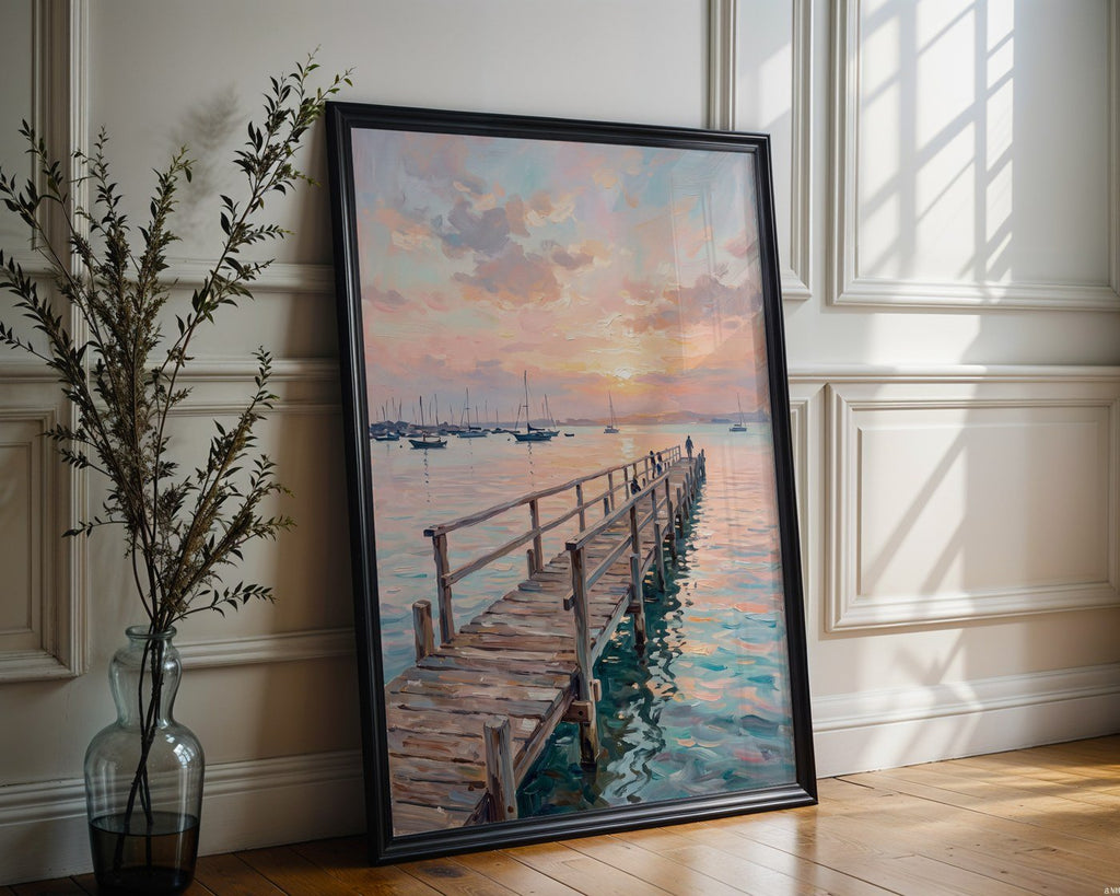 Los Alcazares Mar Menor Poster – Coastal Wall Art Print — frame-286