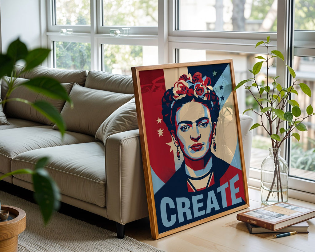 Frida Kahlo Poster – Hope Style Wall Art Print — frame-426