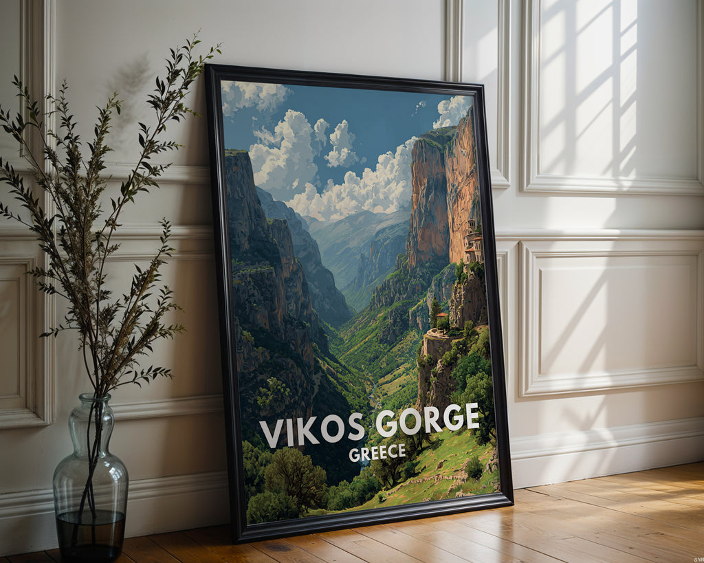 Vikos Gorge Greece Landscape Poster - Just Great Posters