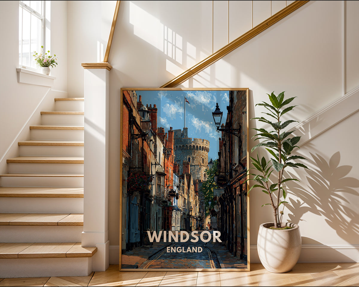 Windsor England Poster – Castle View Art - Just Great Posters