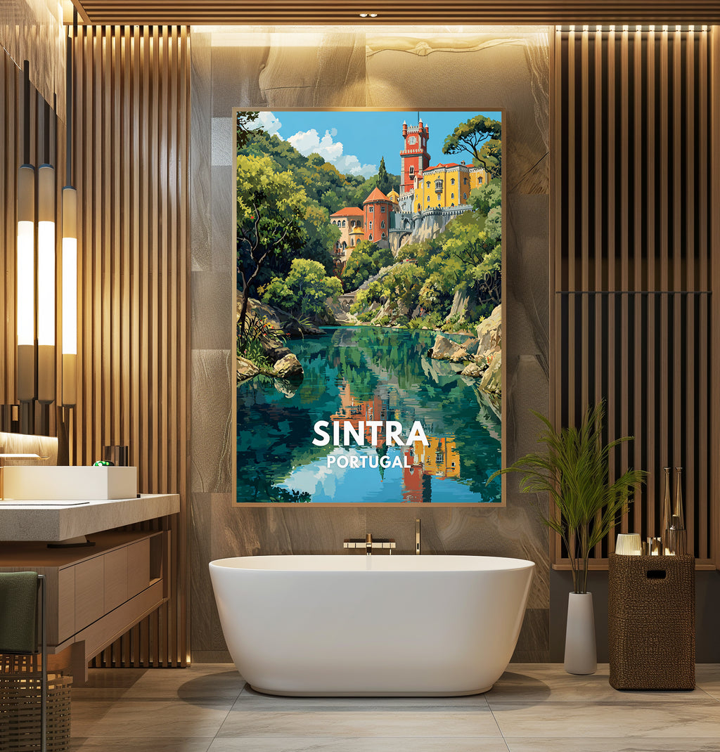 Sintra Portugal Travel Poster Print - Just Great Posters