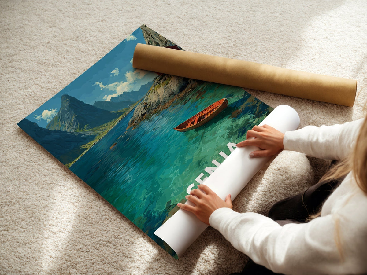 Senja Norway Scenic Landscape Print - Just Great Posters