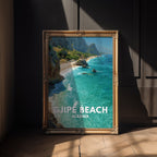 Gjipe Beach Albania Coastal Poster - Just Great Posters