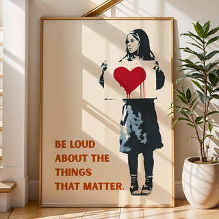 Be Loud Matters Poster - Just Great Posters