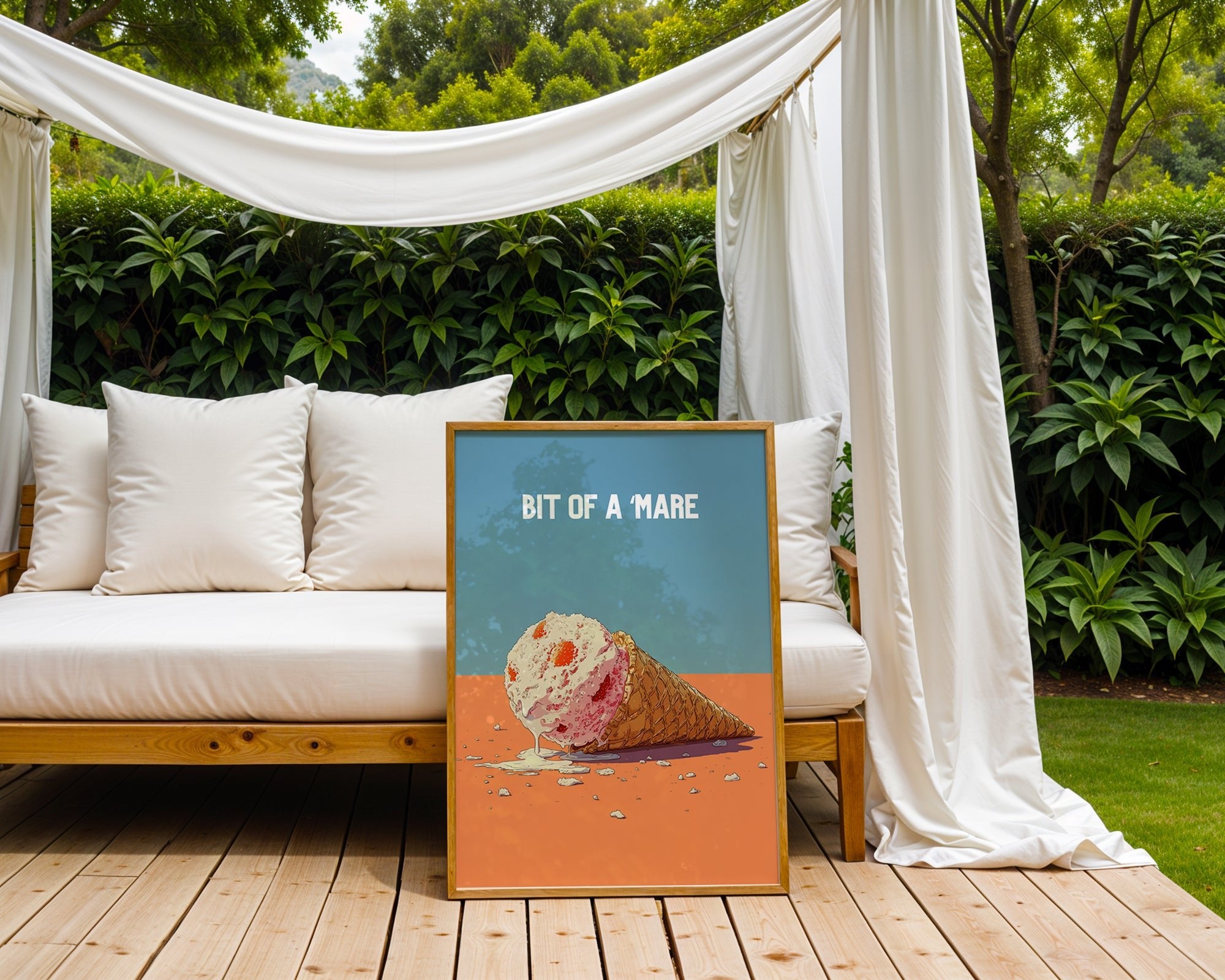 Bit of a ’Mare Ice Cream Poster - Just Great Posters