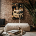 Snuggle Time Poster – Cozy Fireplace Wall Decor - Just Great Posters