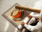 Pumpkin Spiced Poster – Autumn Latte Art Print - Just Great Posters