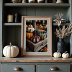 Knitted Pumpkins Poster – Craft - Core Autumn Decor - Just Great Posters