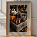 Knitted Pumpkins Poster – Craft - Core Autumn Decor - Just Great Posters