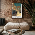 Close-up view of the Grand Central Terminal poster