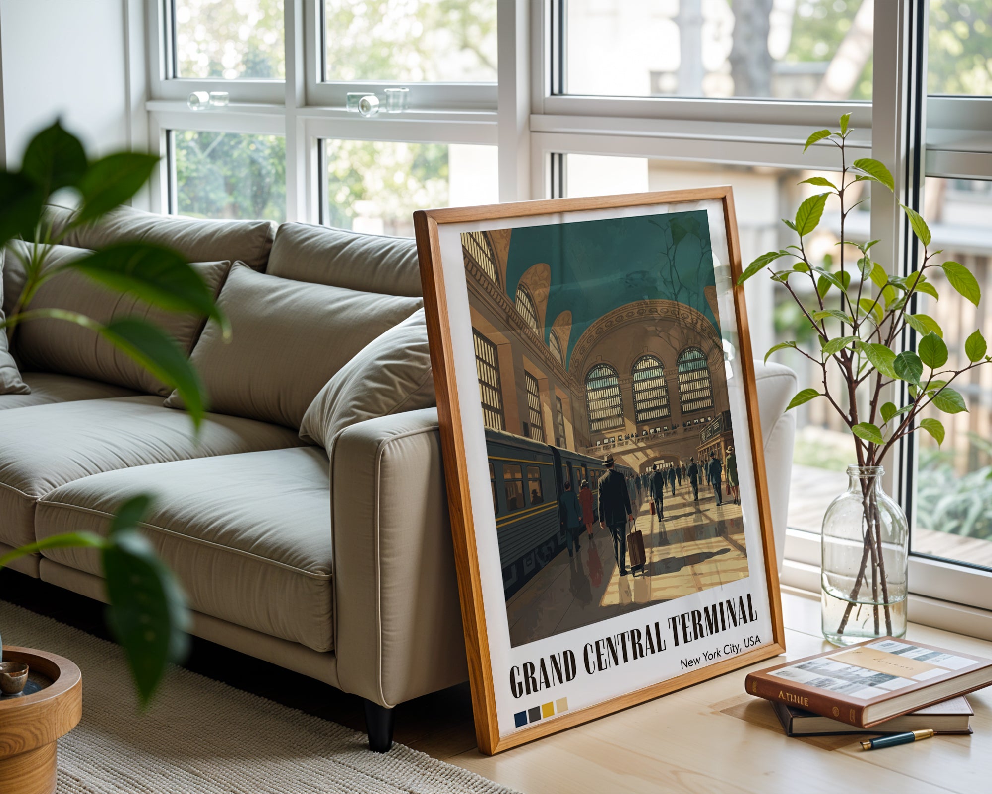 Grand Central Terminal poster shown from a different angle