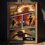 Panic Then Power On Poster - Just Great Posters