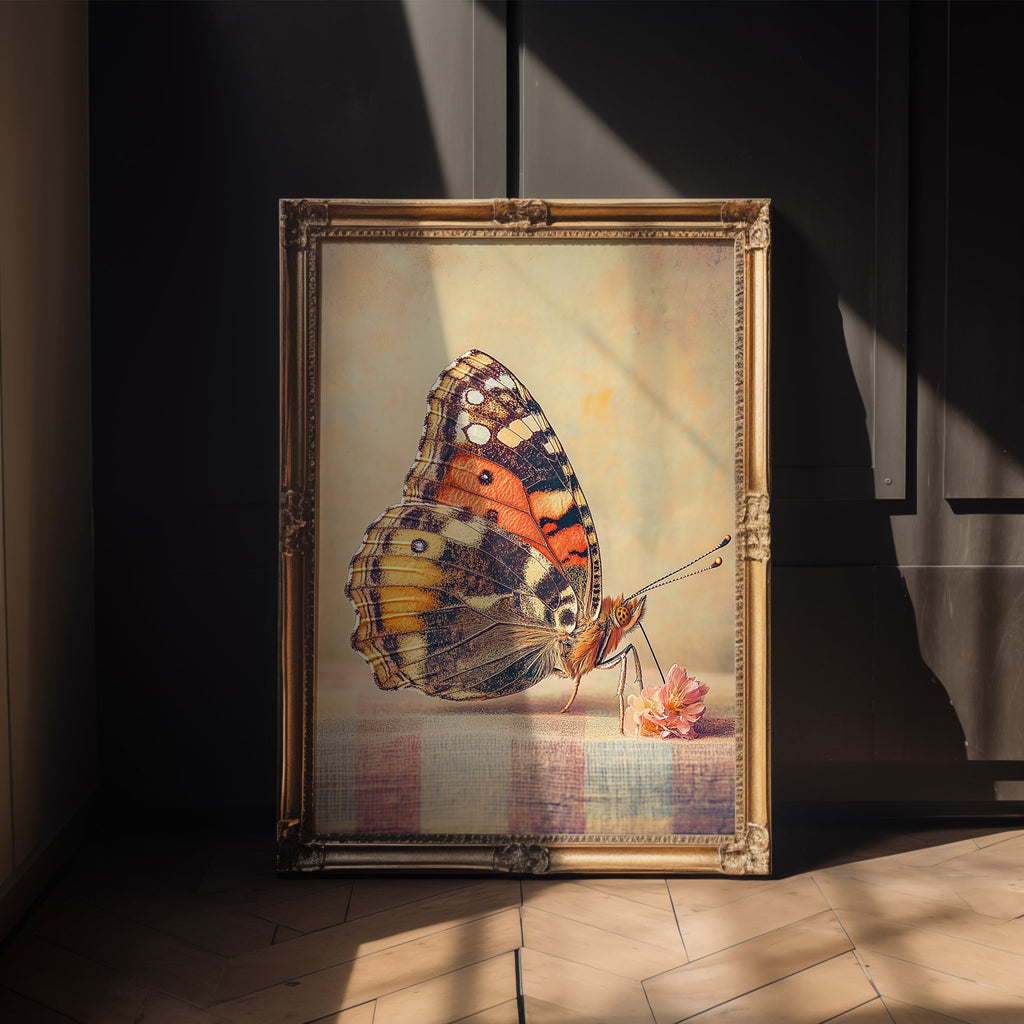 Vintage Butterfly Macro Print - Just Great Posters