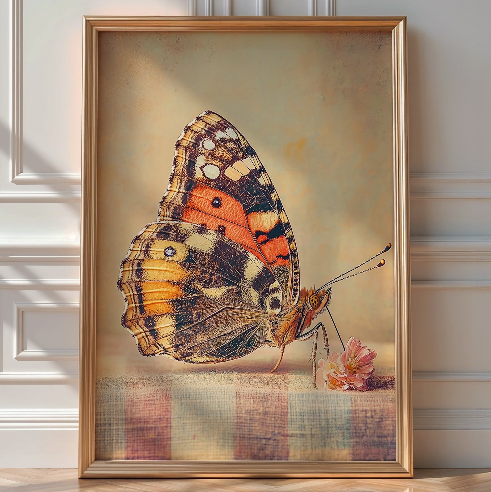 Vintage Butterfly Macro Print - Just Great Posters
