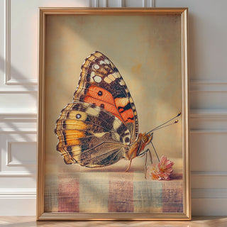 Vintage Butterfly Macro Print - Just Great Posters
