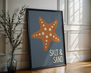 Salt & Sand – Starfish Graphic Poster - Just Great Posters