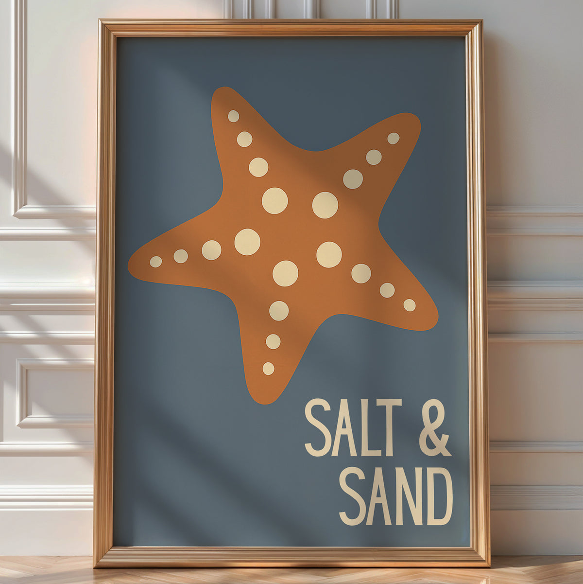 Salt & Sand – Starfish Graphic Poster - Just Great Posters