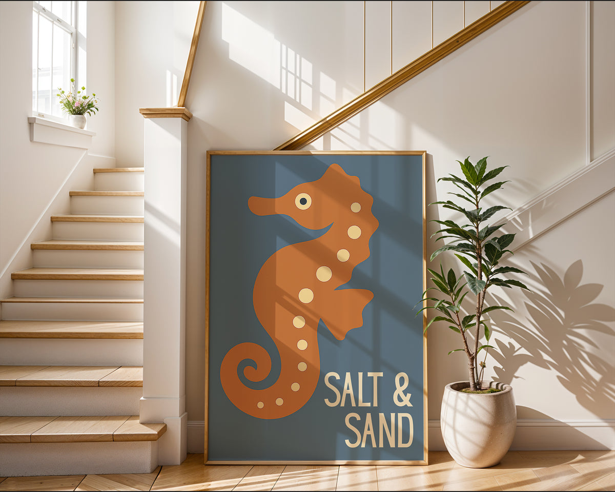 Salt & Sand – Seahorse Wall Poster - Just Great Posters