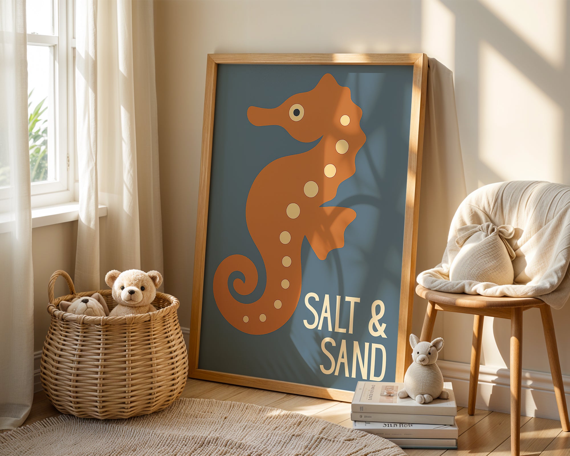 Salt & Sand – Seahorse Wall Poster - Just Great Posters