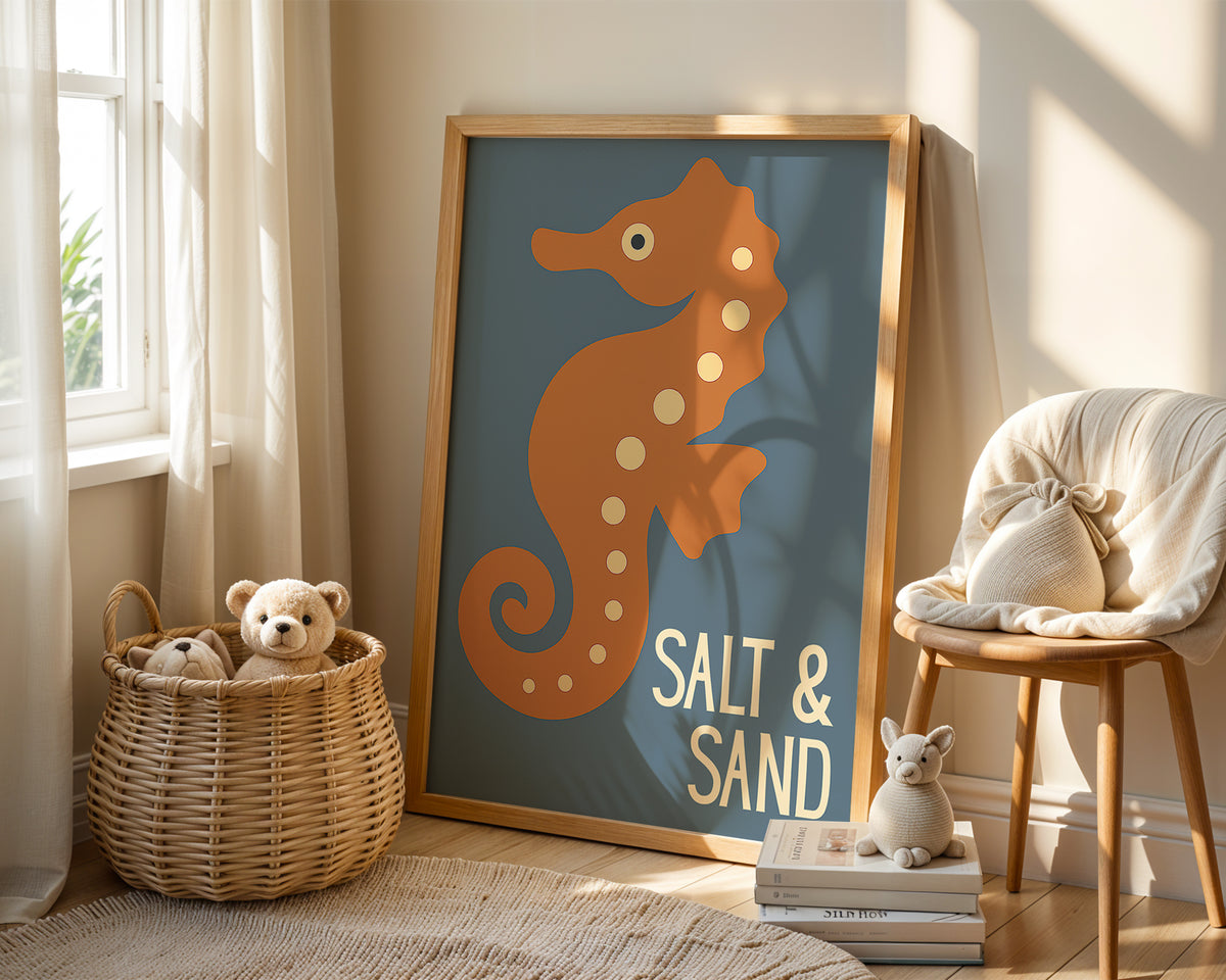 Salt & Sand – Seahorse Wall Poster - Just Great Posters