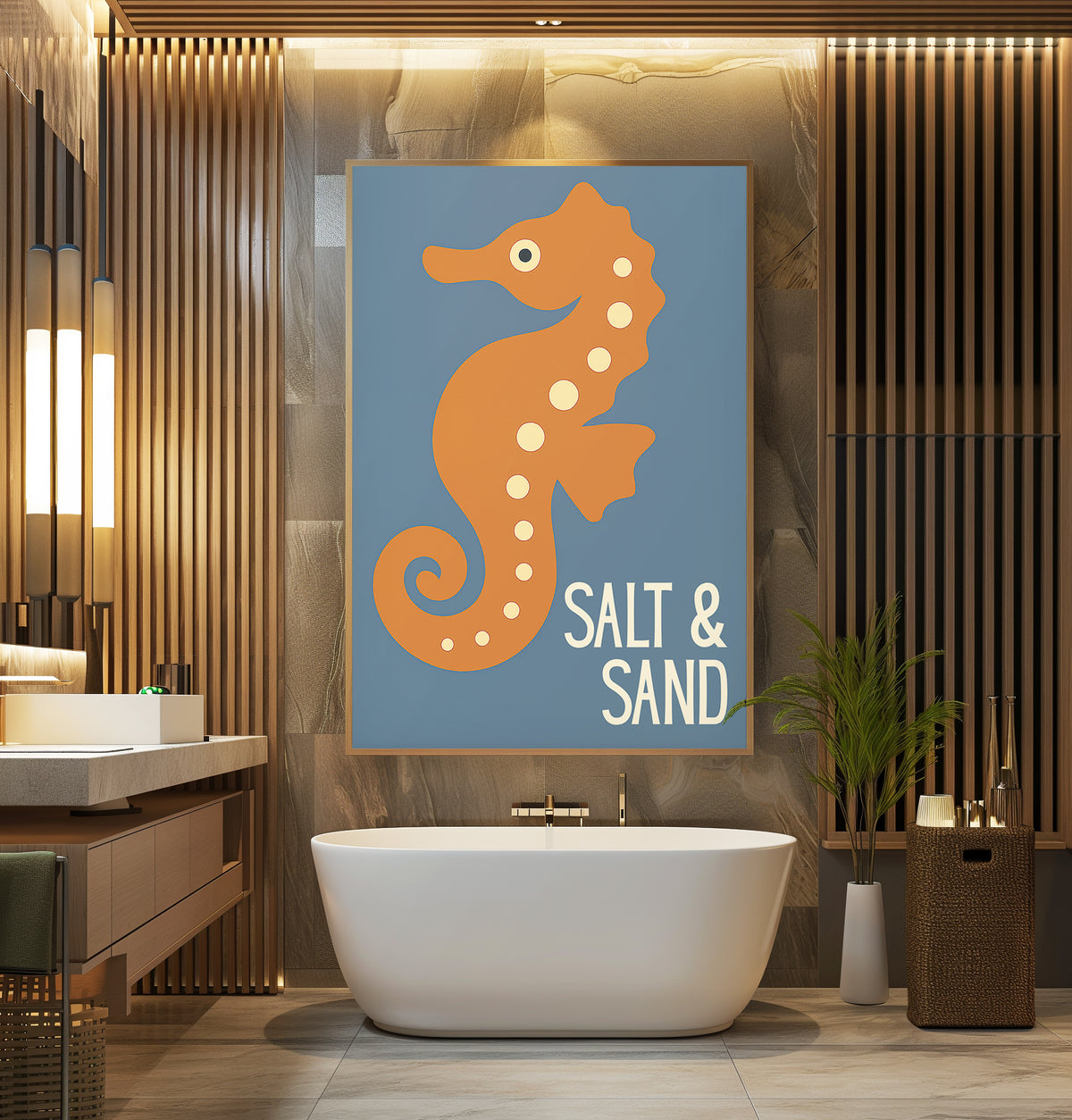 Salt & Sand – Seahorse Wall Poster - Just Great Posters