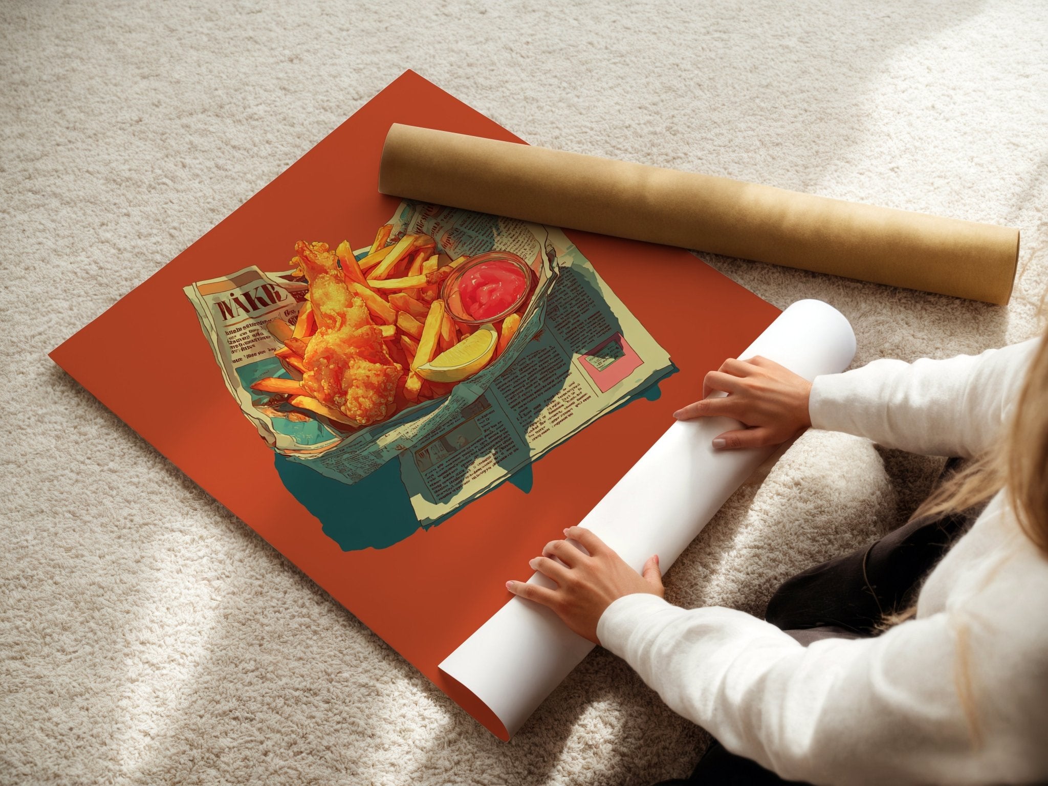 Chippy Tea Poster - Just Great Posters