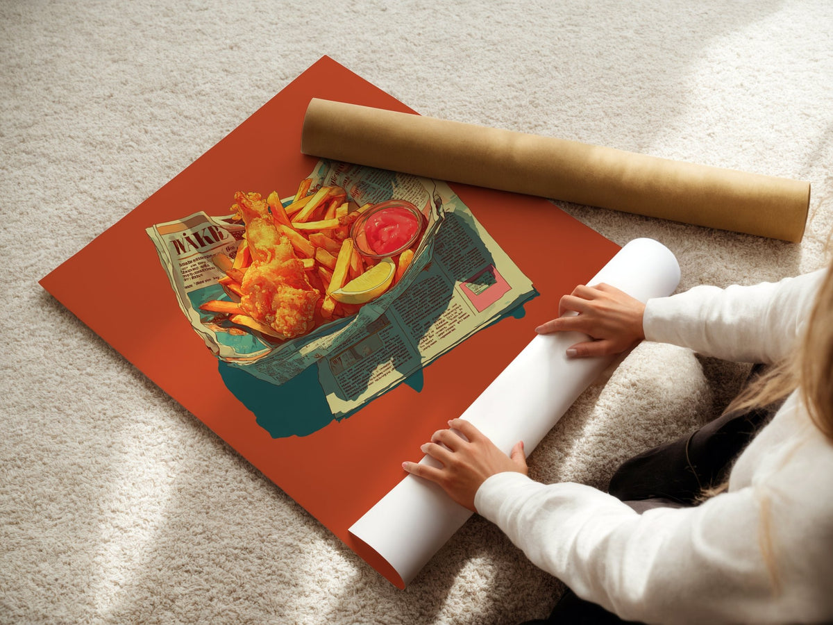Chippy Tea Poster - Just Great Posters