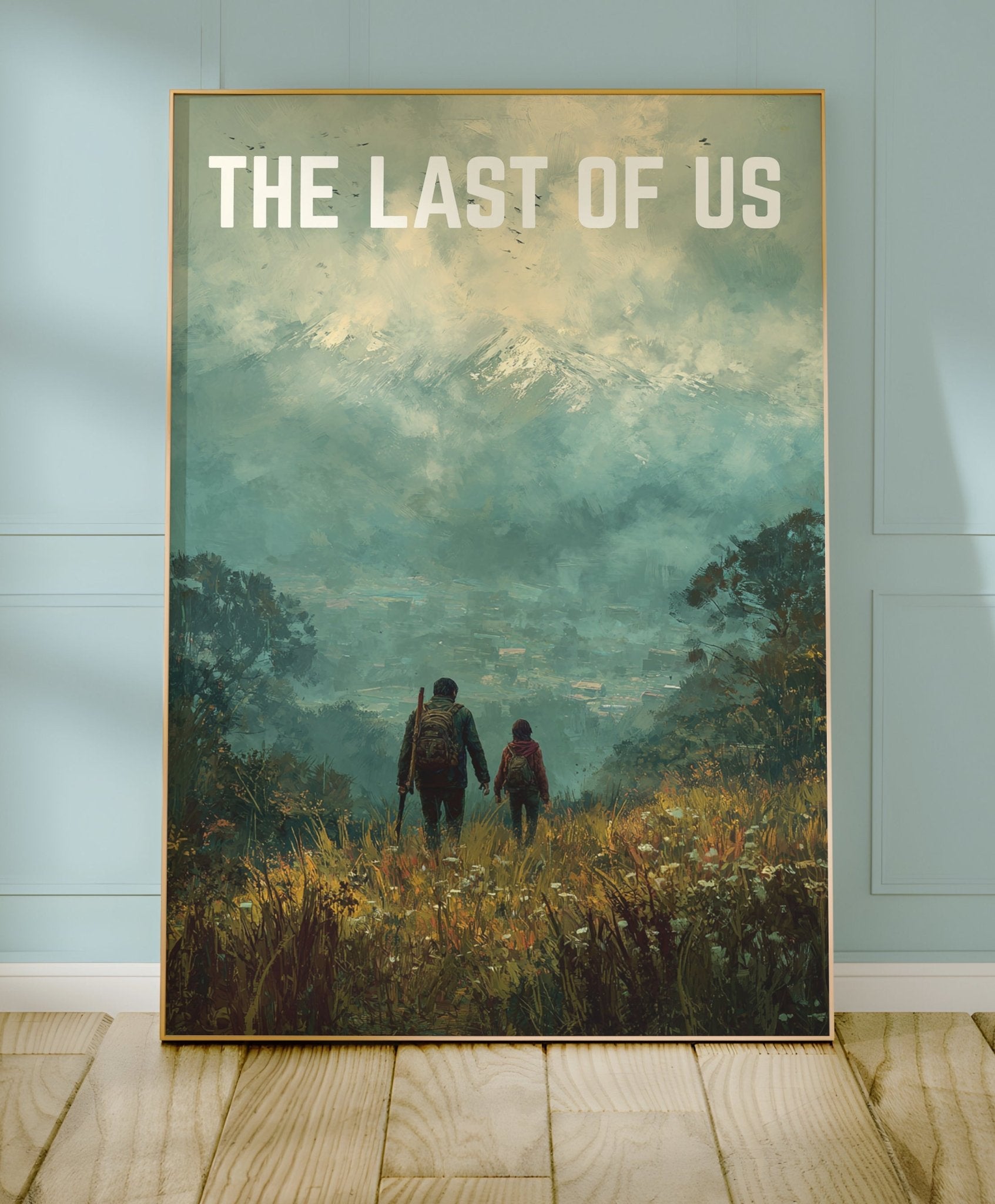 Post - Apocalyptic Landscape Art Print – Moody Survival Scene with Cinematic Detail - Just Great Posters
