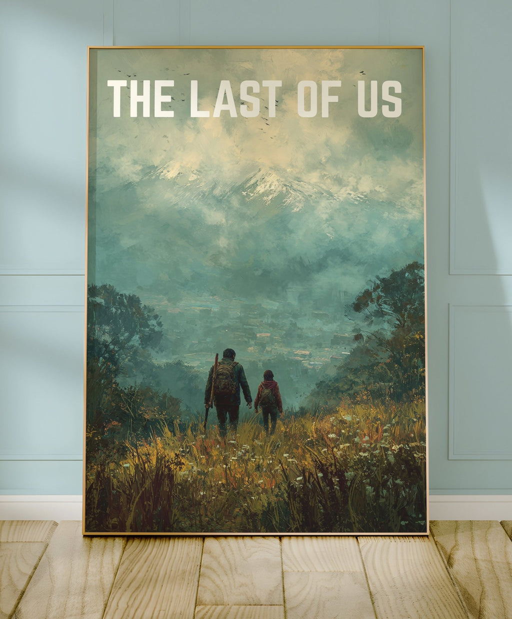 Post - Apocalyptic Landscape Art Print – Moody Survival Scene with Cinematic Detail - Just Great Posters