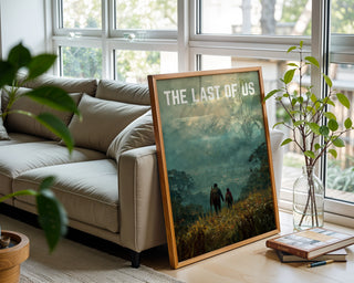 Post - Apocalyptic Landscape Art Print – Moody Survival Scene with Cinematic Detail - Just Great Posters