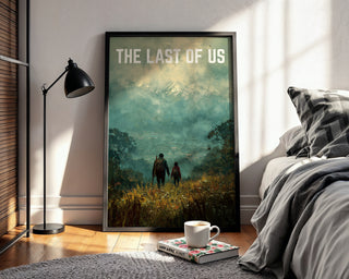 Post - Apocalyptic Landscape Art Print – Moody Survival Scene with Cinematic Detail - Just Great Posters