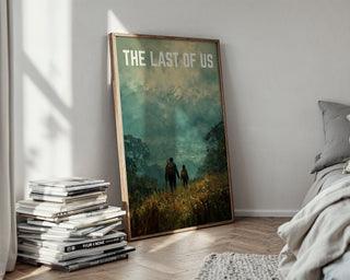 Post - Apocalyptic Landscape Art Print – Moody Survival Scene with Cinematic Detail - Just Great Posters