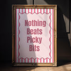 Picky Bits Poster – British Food Art - Just Great Posters